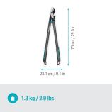 Gardena EnergyCut Pro L ágvágó olló, kétélű, zöld fa vágására alkalmas