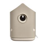 Madárház „Cosy bird house mushroom beige”, 18 cm