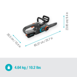 Gardena PowerSaw 250/18V P4A akkumulátoros láncfűrész készlet