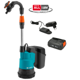 Gardena 2000/2 18 V P4A akkumulátoros hordószivattyú készlet