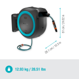 Gardena PowerRoll XXL akkumulátoros fali doboz, önálló, 40 m, türkiz