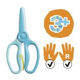 Fiskars gyakorló olló, türkizkék 3+ 1064068