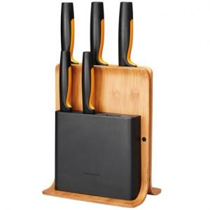 Fiskars Bambusz blokk öt késsel Funkcionális forma 1057552