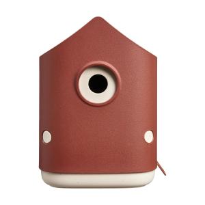 Madárház „Cosy bird house”, toszkán vörös, 18 cm