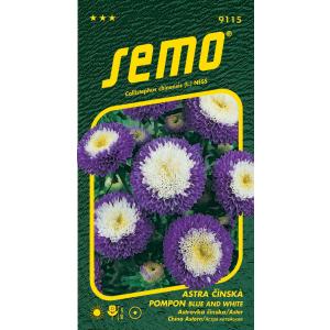 Semo Astra porcelán Pompon kék és fehér 0,5 g