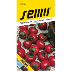 Vetőmag Zöld csípős paprika Koral cherry field 0,6 g SHU 30 000