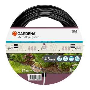 Gardena csepegtető tömlő 4,6 mm (3/16"), 15 m